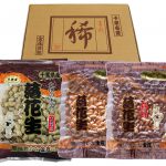千葉県推奨品種、千葉半立（ちばはんだち）と半立味付豆の詰合せ